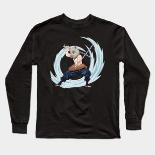 Beast Sword Boy Masked Long Sleeve T-Shirt